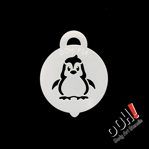 Ooh Body Art Stencil Petite Penguin (P14 Penguin Petiter)